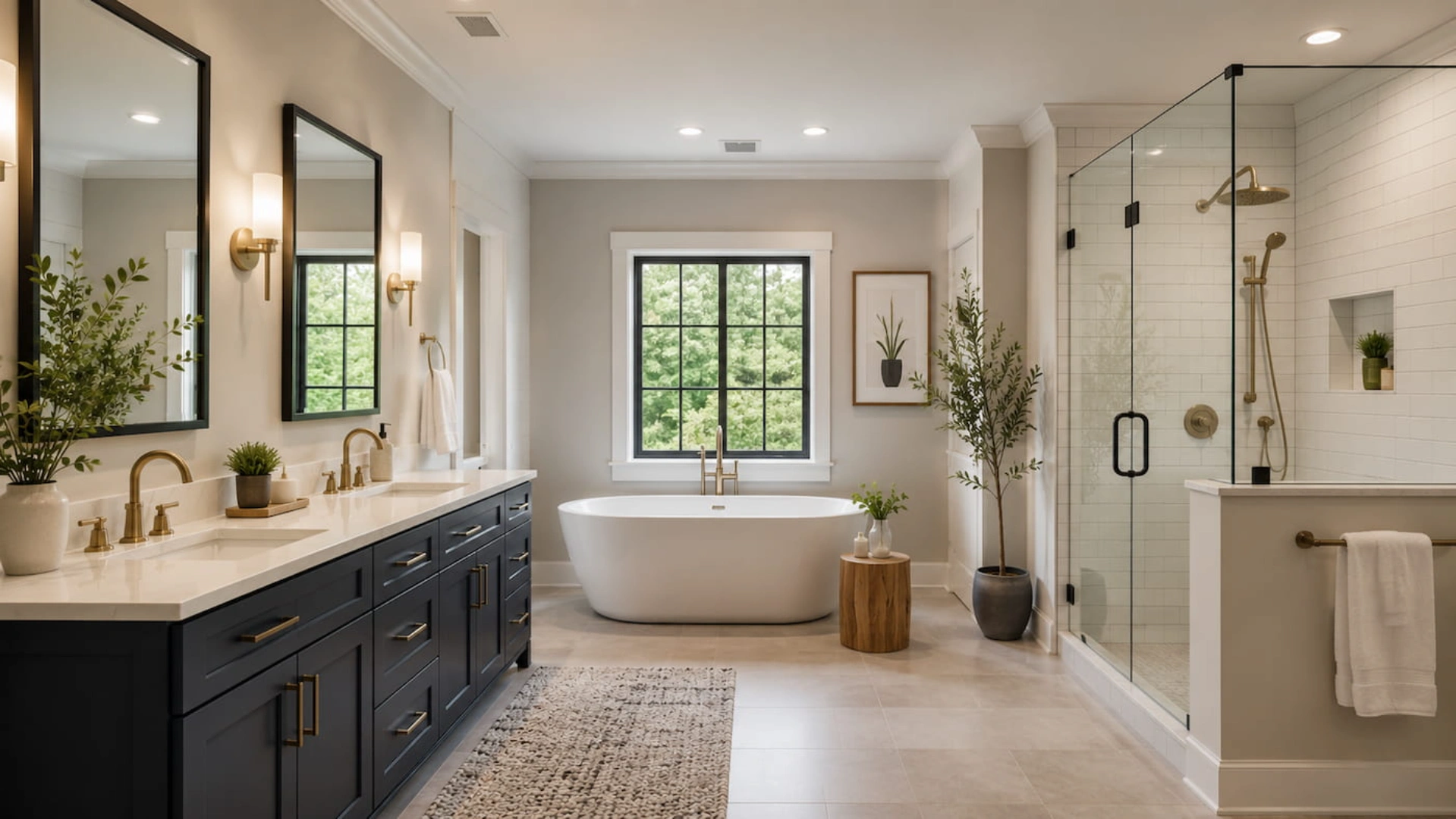 Luxury bathroom renovation Roswell GA
