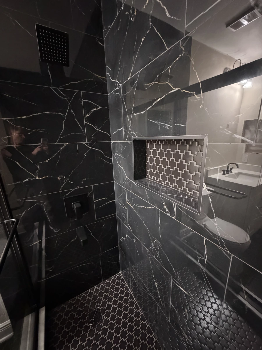 Bathroom after renovation