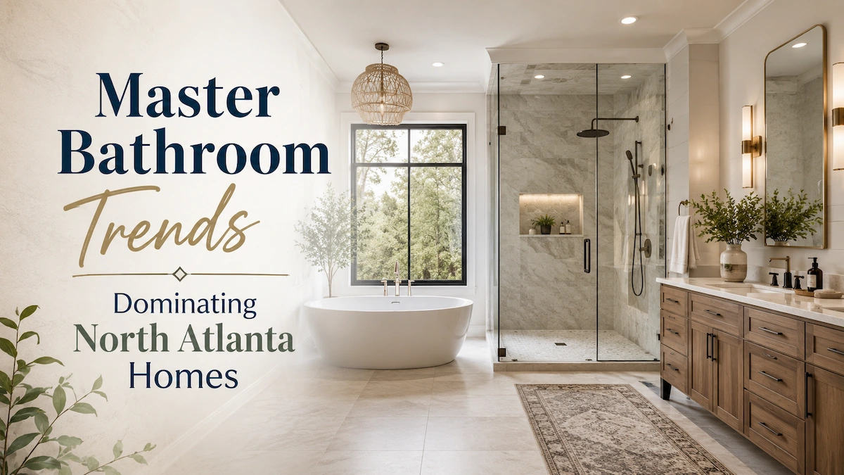 Master bathroom renovation ideas Roswell GA